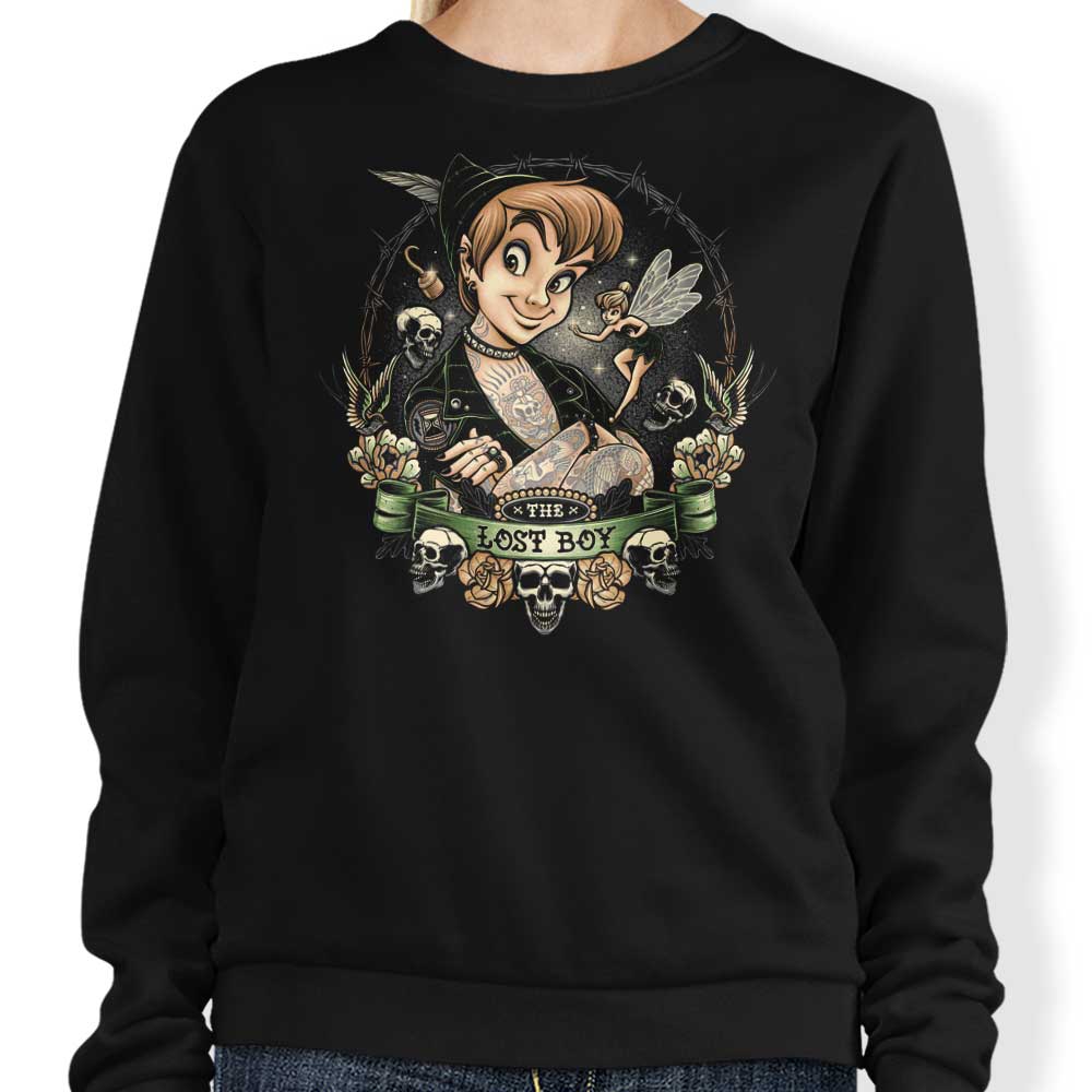 Momma Gorilla's Comfortable 'Lost in Neverland' Crewneck Sweatshirt