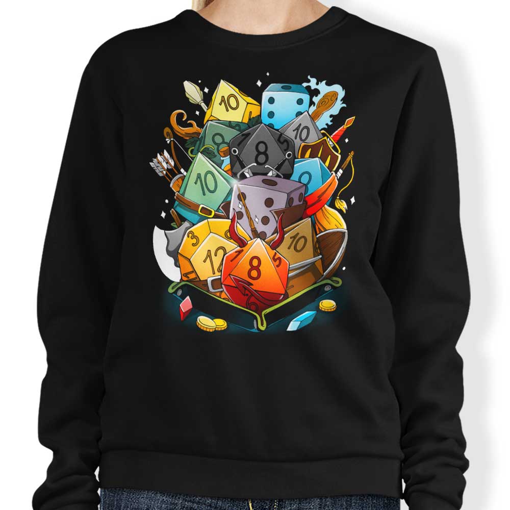 Comfortable Sweatshirt Dice Holder by Vallina84