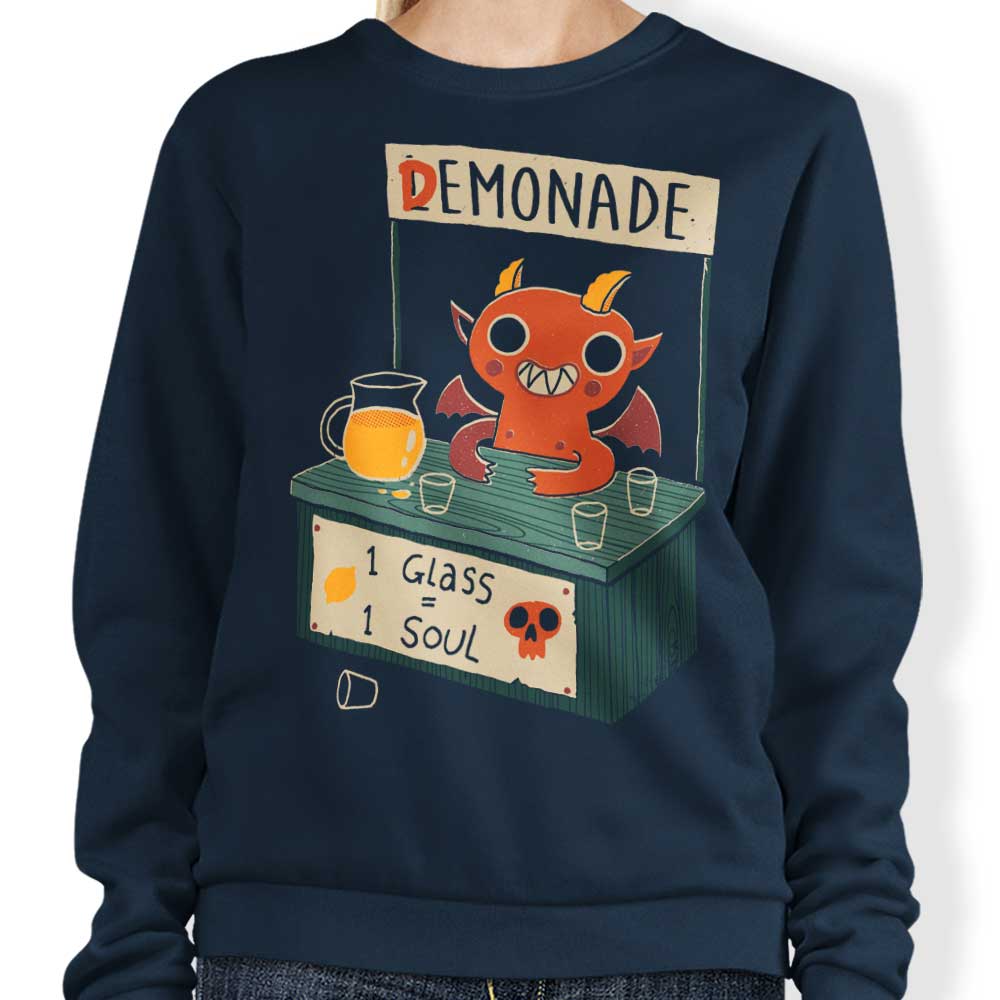 DinoMike Demonade Crewneck Sweatshirt for Comfortable Wear