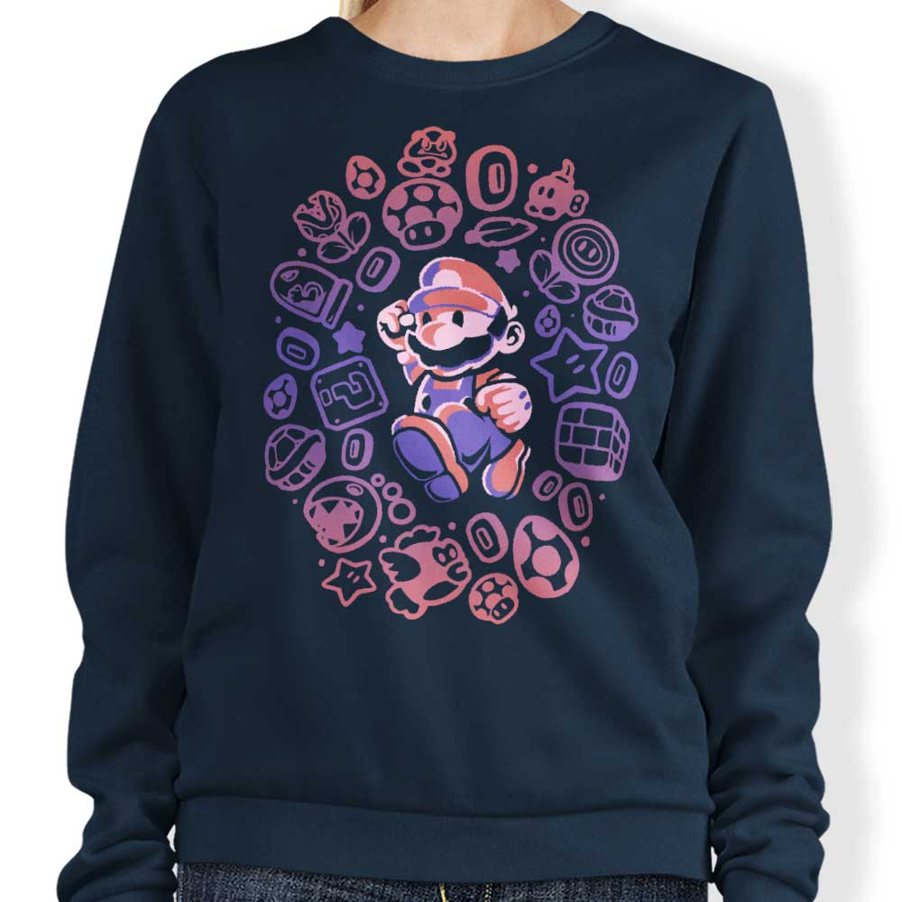 Edu.ely's Plumber Boy Crewneck Sweatshirt - Comfortable and Durable Apparel for All Sizes