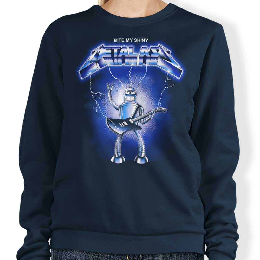 Stylish Shiny Metal Sweatshirt from Retro Division
