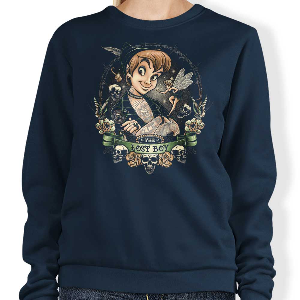 Momma Gorilla's Comfortable 'Lost in Neverland' Crewneck Sweatshirt
