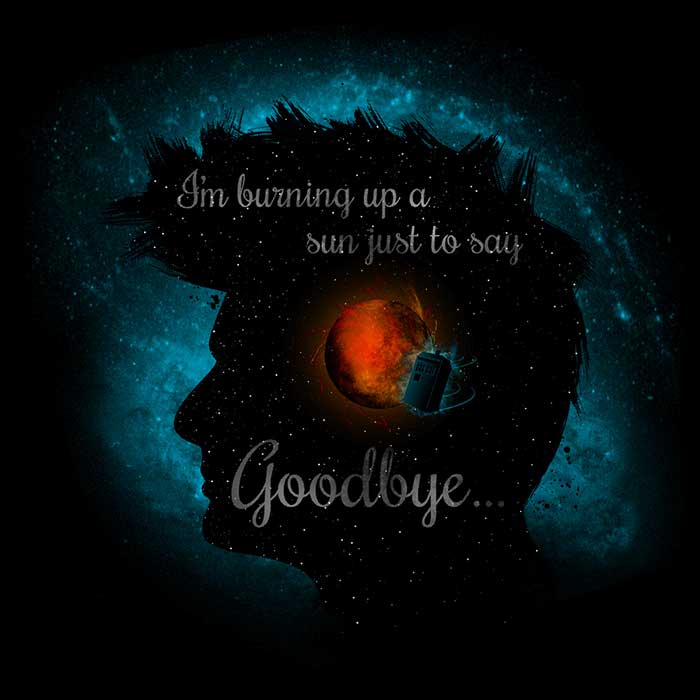 RebelArt's 'Just to Say Goodbye' Comfortable Crewneck Sweatshirt