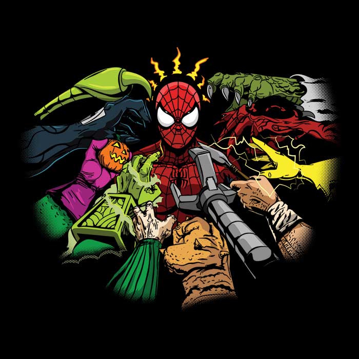 Spider Yaga Brand Crewneck Sweatshirt by Aaron Morales Designs