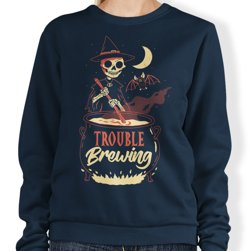 Trouble Brewing Crewneck Sweatshirt for Men and Women - Available in S to 4XL Sizes