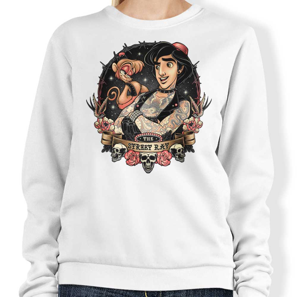 Momma Gorilla's Street Rat Crewneck Sweatshirt - Comfortable and Durable Apparel