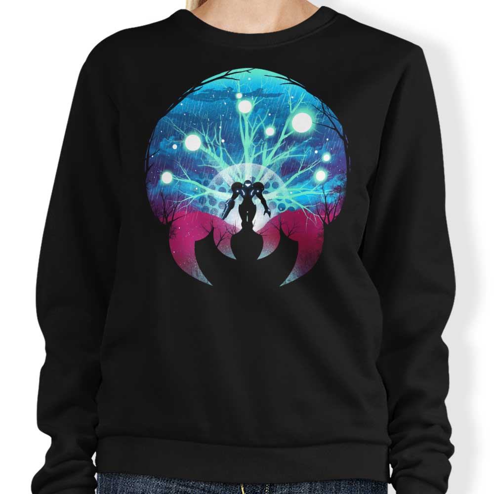 Eye - Catching Glowing Dread Design Sweatshirt