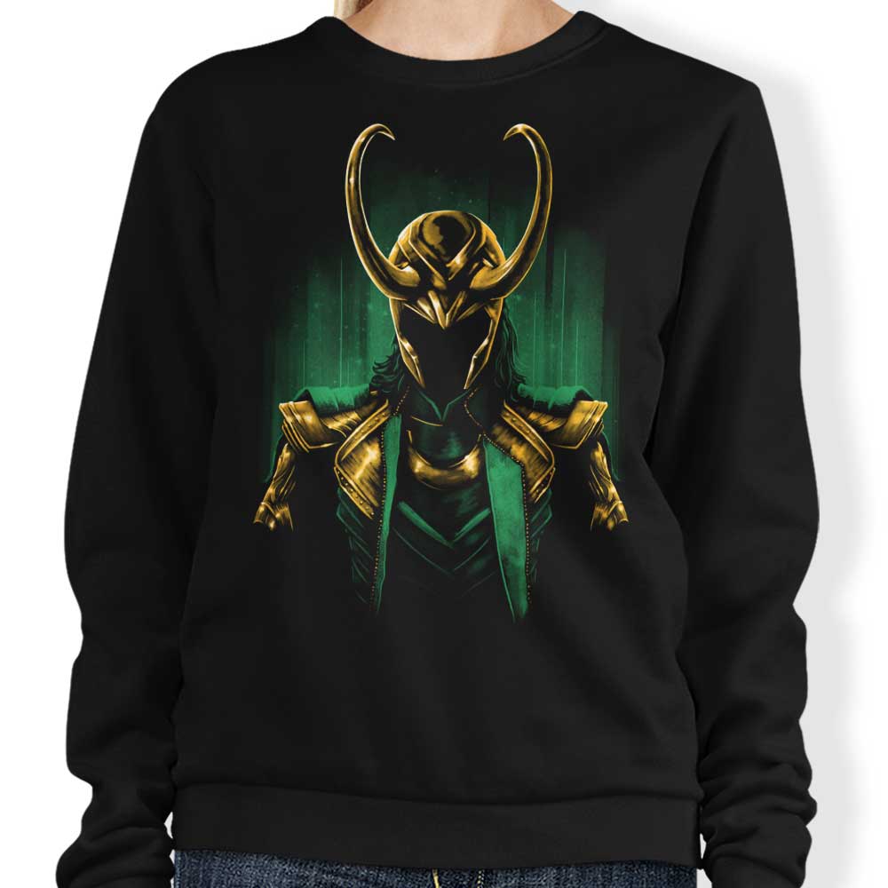 Teesgeex Mischief Armor Crewneck Sweatshirt in S - 4XL Sizes