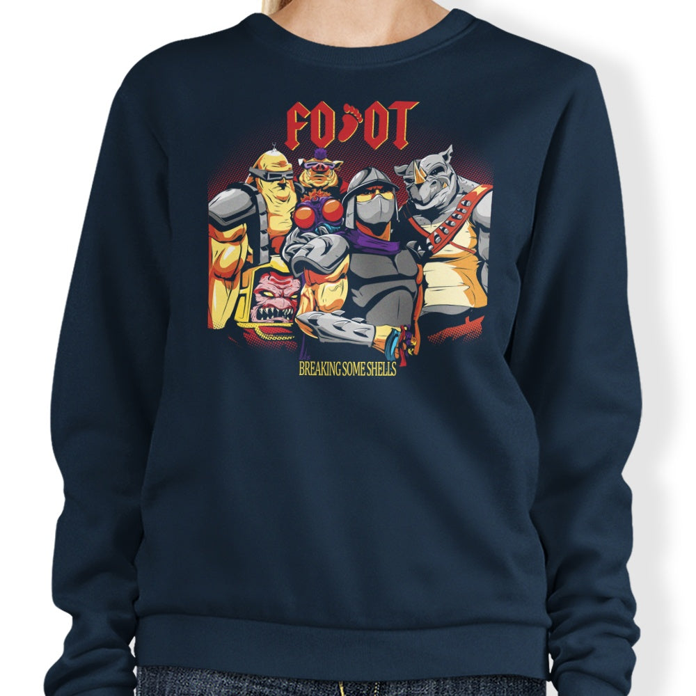 Aaron Morales Designs 'Breaking Some Shells' Comfortable Crewneck Sweatshirt