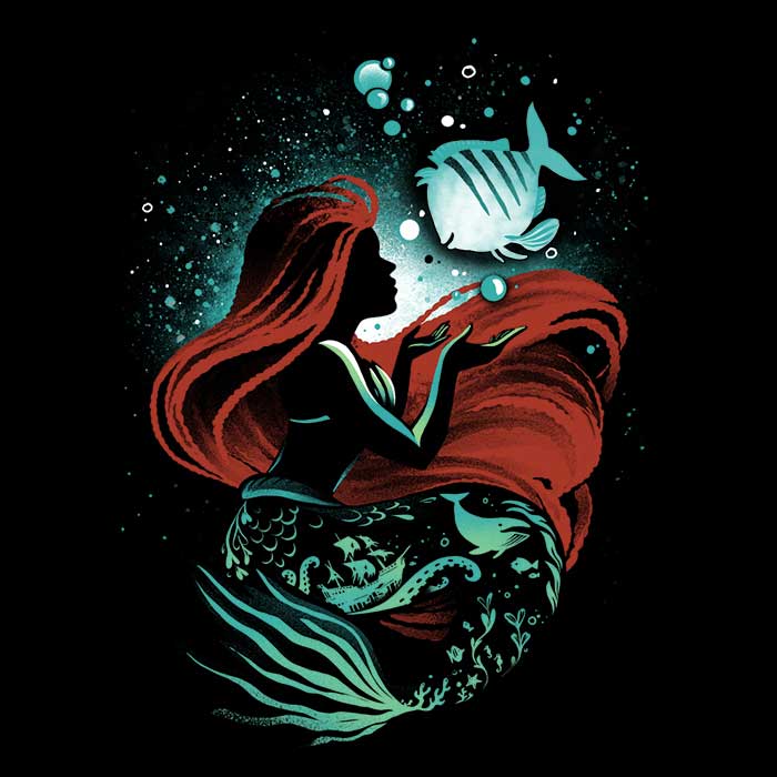 Alemaglia's Mermaid Song Crewneck Sweatshirt for All Sizes