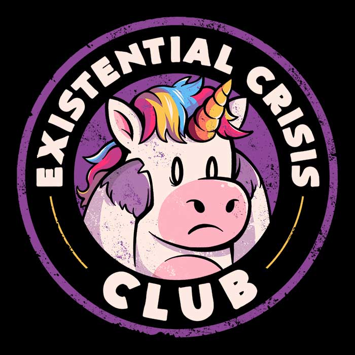 Existential Crisis Club Unisex Sweatshirt for a Thoughtful Fashion Statement