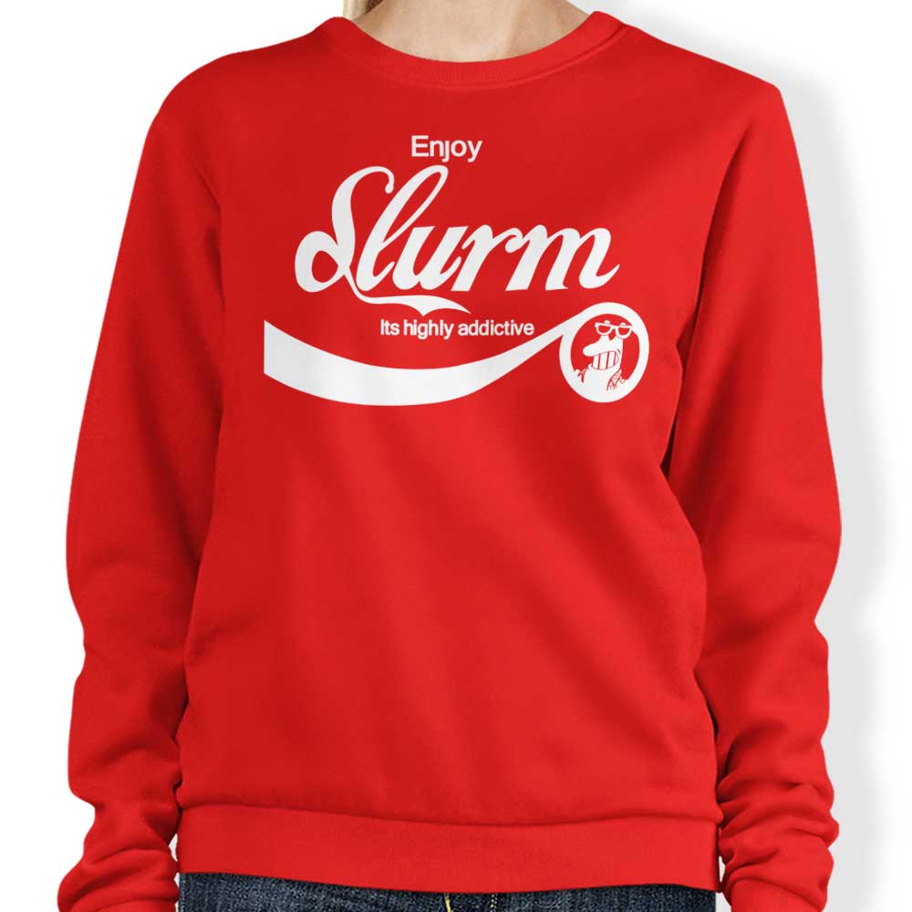 Cozy 'Enjoy Slurm' Sweatshirt by Piercek25