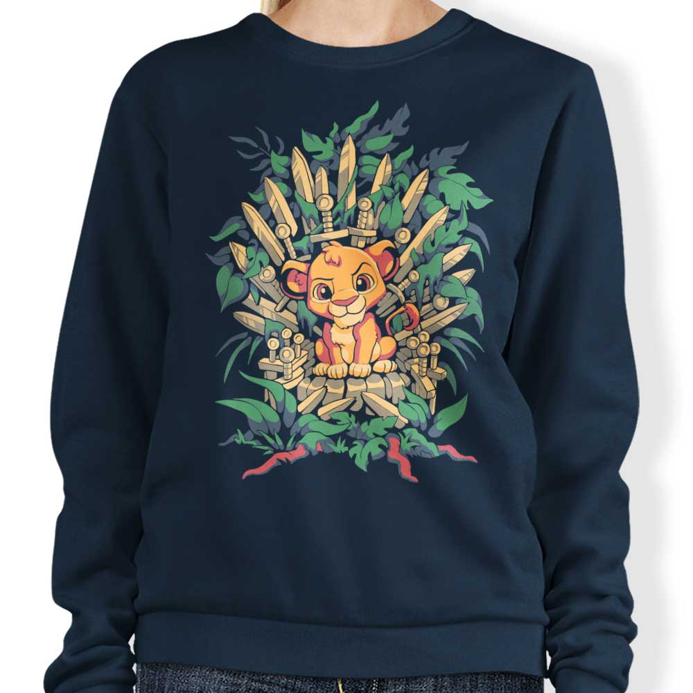 Geekydog True King Crewneck Sweatshirt - Comfortable and Durable
