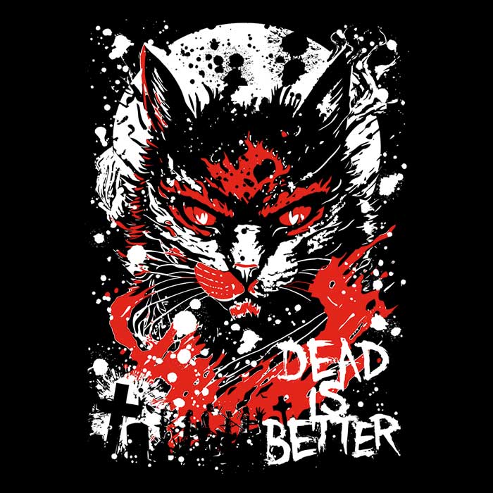 Stylish 'Dead is Better' Sweatshirt by Arinesart