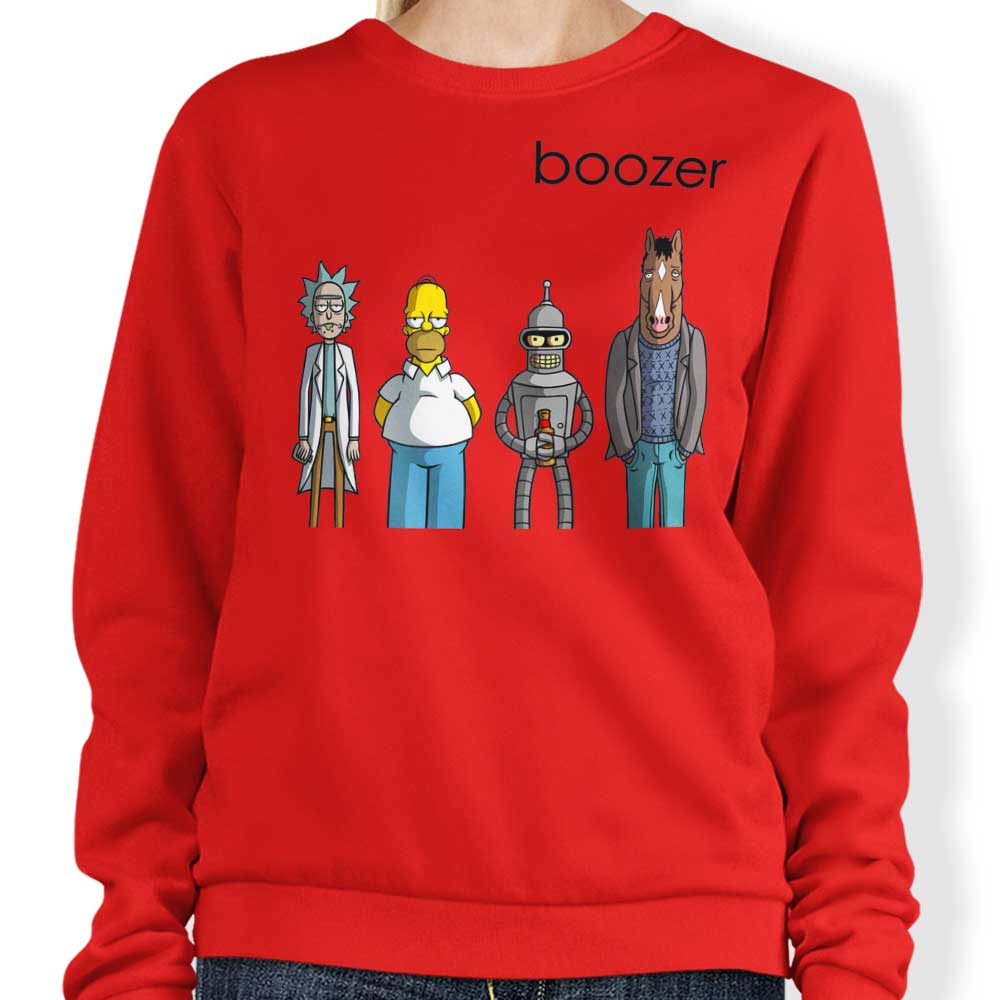 GoodIdeaRyan's Boozer Crewneck Sweatshirt - Comfortable and Durable Apparel