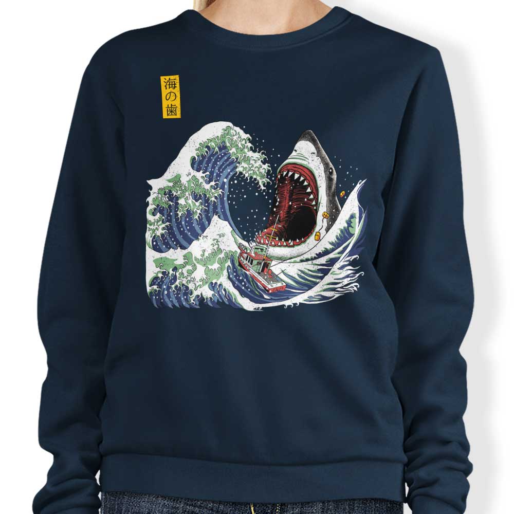 Ninjaink's Fantastic Great White Off Amity Crewneck Sweatshirt
