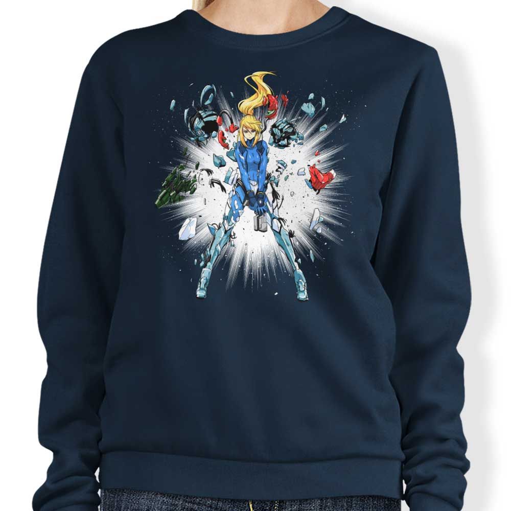 Coinbox Tees Shattered Design Sweatshirt for Fashion Lovers