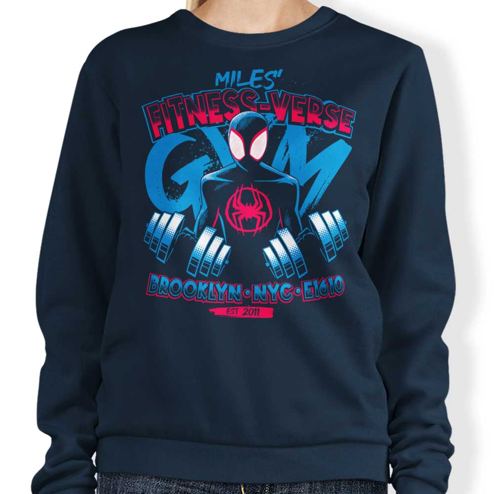 Teesgeex Miles' Fitness Crewneck Sweatshirt - S to 4XL Sizes