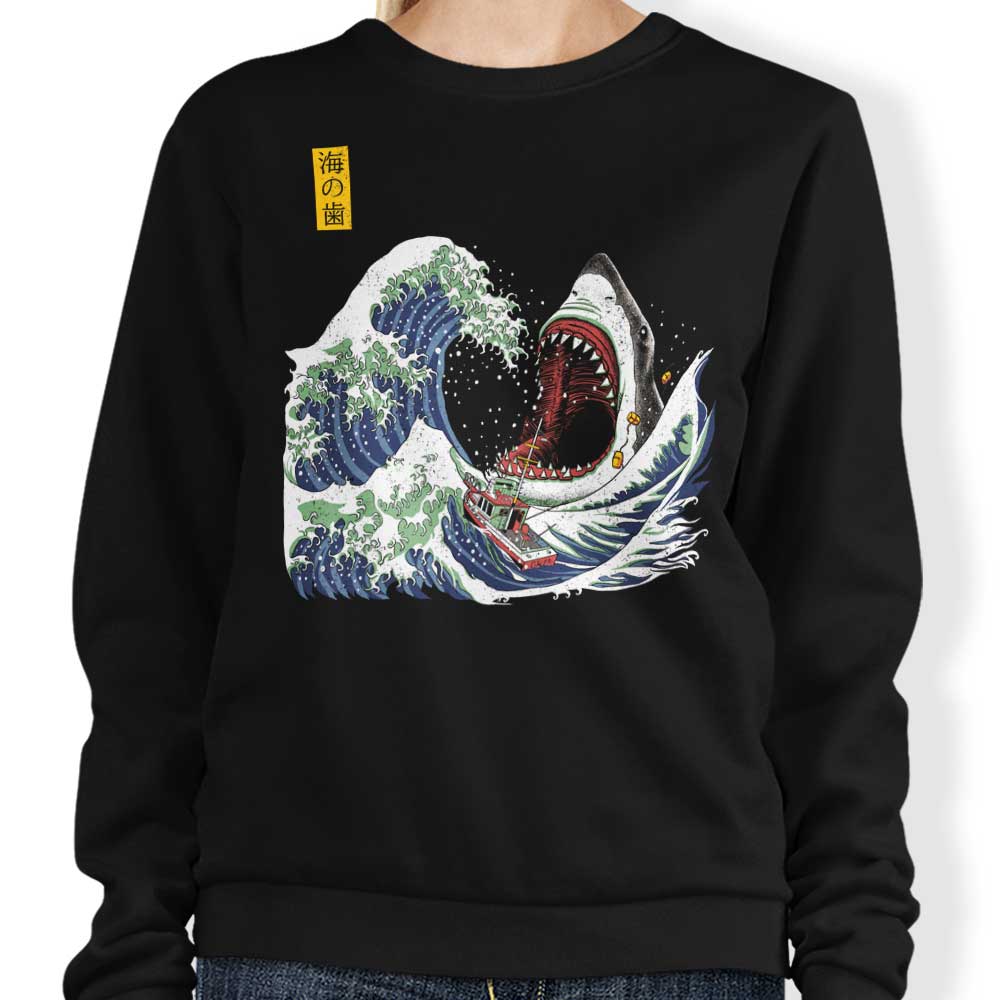 Ninjaink's Fantastic Great White Off Amity Crewneck Sweatshirt