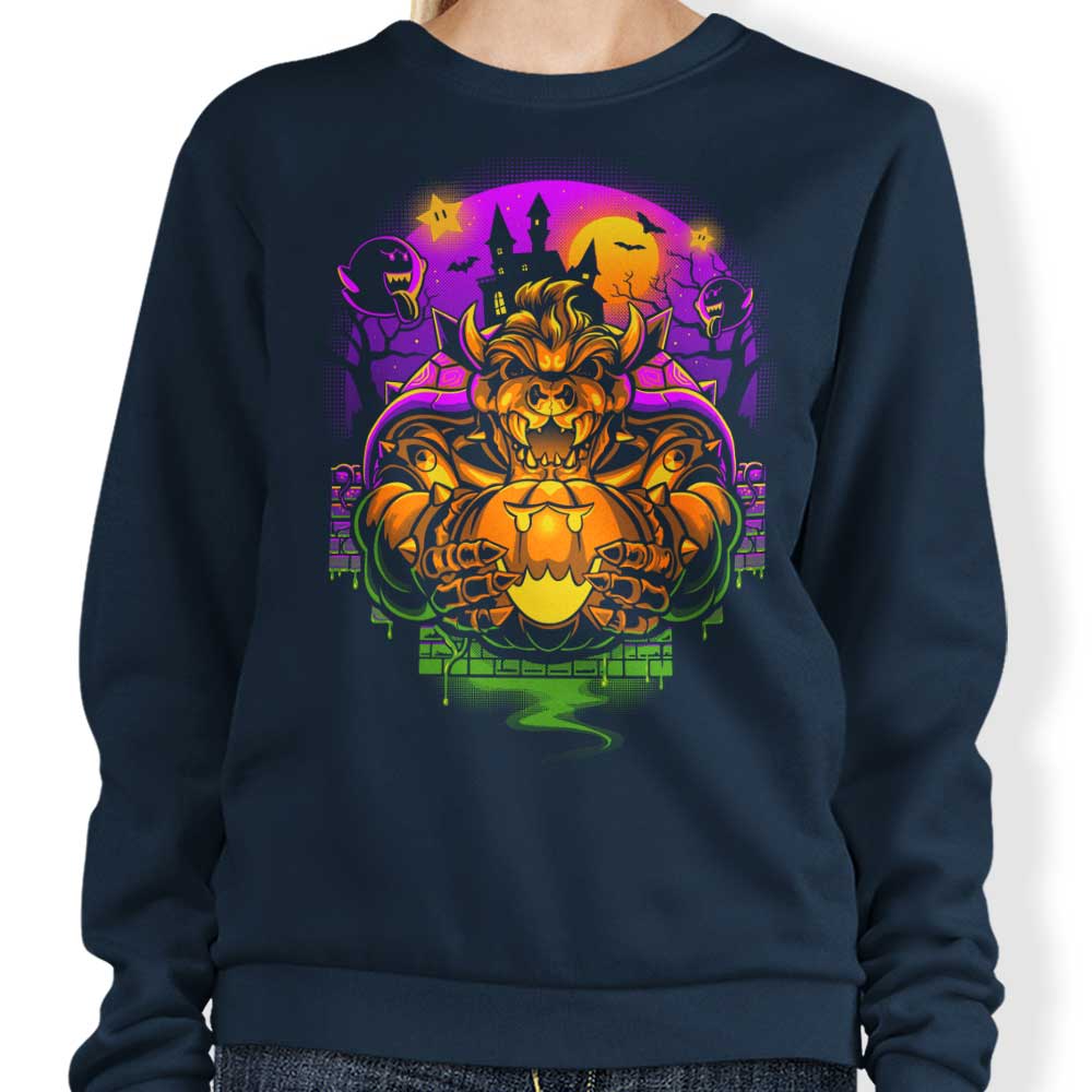 DAObiwan's Bowserween Crewneck Sweatshirt for All Sizes