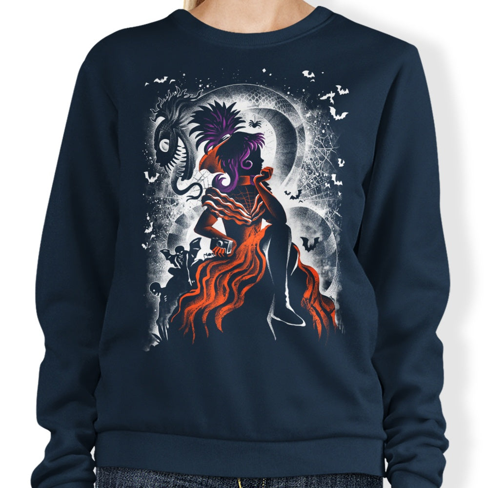 Stylish Gothic Bride Design Sweatshirt by Alemaglia