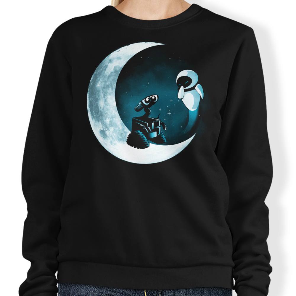Vallina84's Comfortable Robot Love Crewneck Sweatshirt in S - 4XL