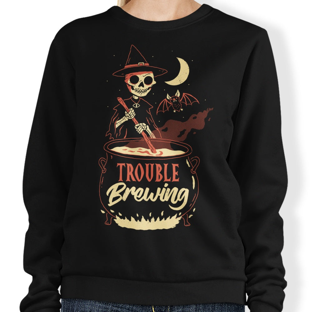 Trouble Brewing Crewneck Sweatshirt for Men and Women - Available in S to 4XL Sizes