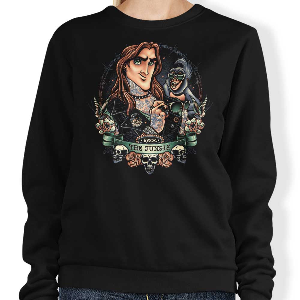 Save the Jungle - Comfortable 8.5-ounce Crewneck Sweatshirt
