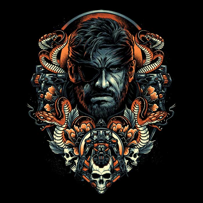 Snake Emblem Printed Sweatshirt - A Fashionable Garment from Glitchygorilla