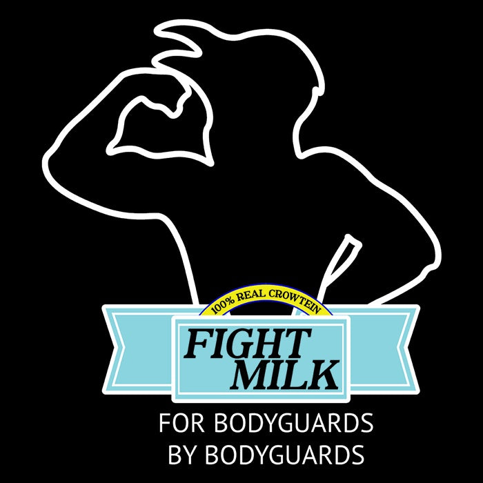 CoD Designs Fight Milk Crewneck Sweatshirt in S - 4XL Sizes