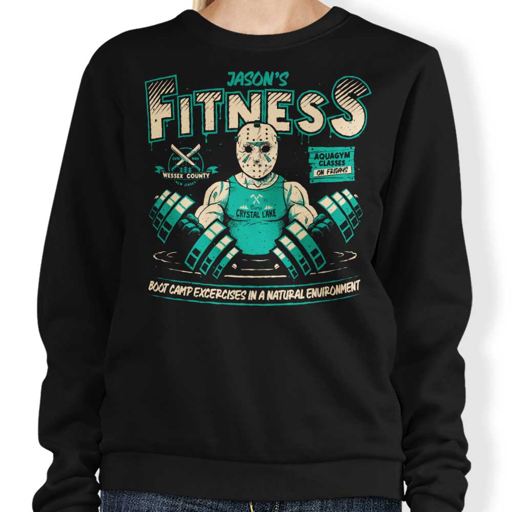 Jason's Fitness Branded Workout Sweatshirt for Fitness Enthusiasts