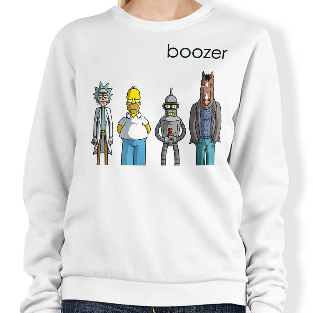 GoodIdeaRyan's Boozer Crewneck Sweatshirt - Comfortable and Durable Apparel