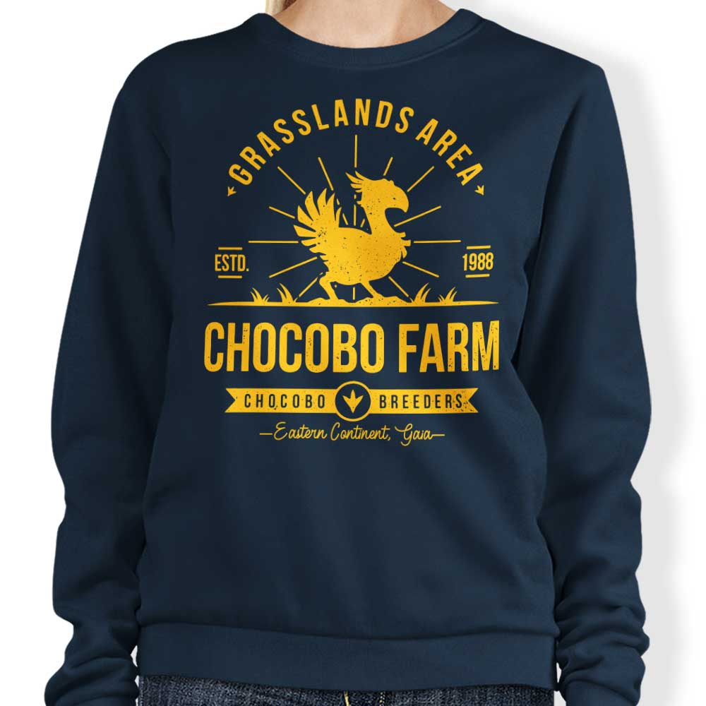 Chocobo Farm-themed Casual Sweatshirt by Alundrart Design