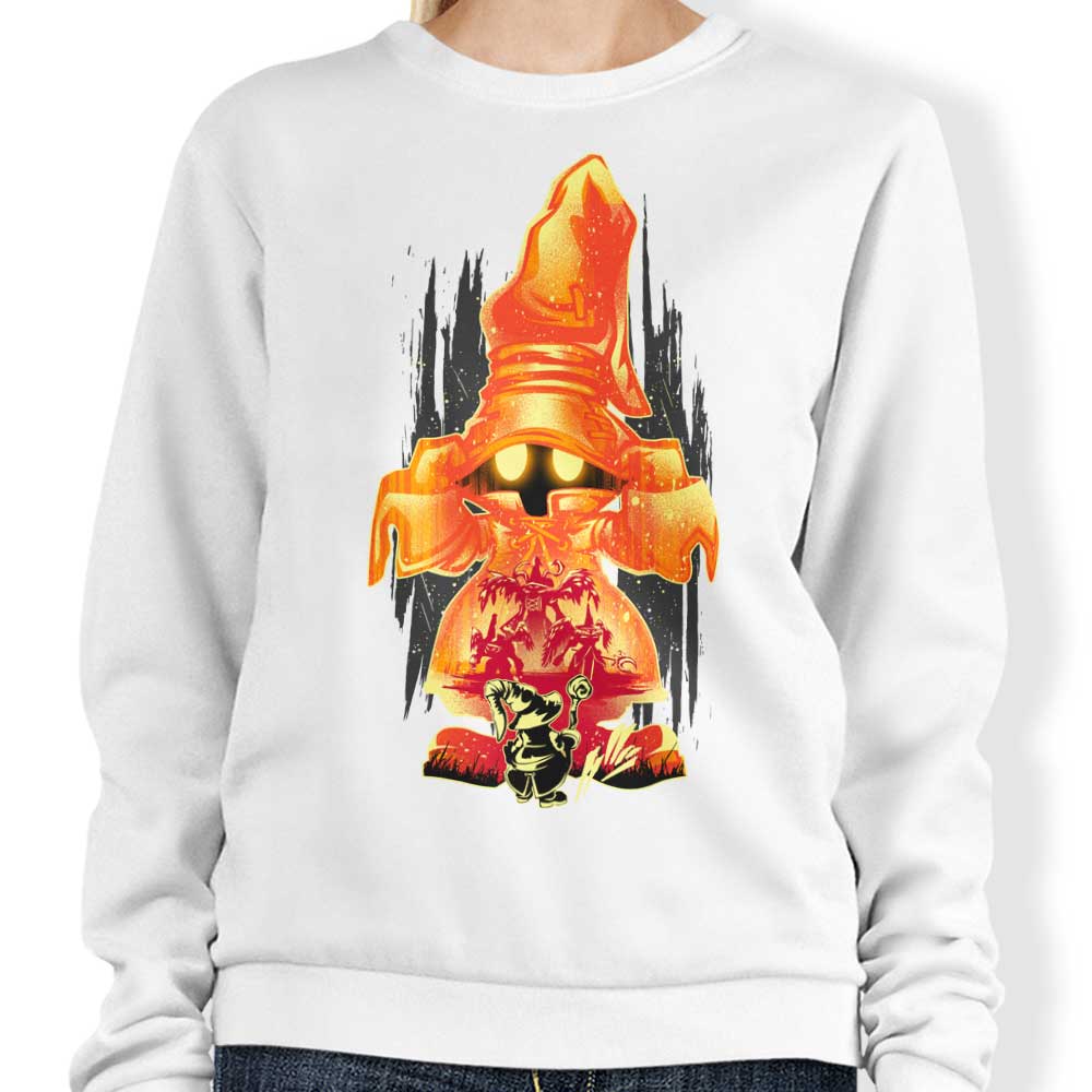 Black Wizard Crewneck Sweatshirt by Hypertwenty