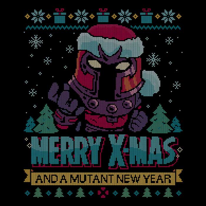 Women's V-Neck Magnetic Christmas T-Shirt