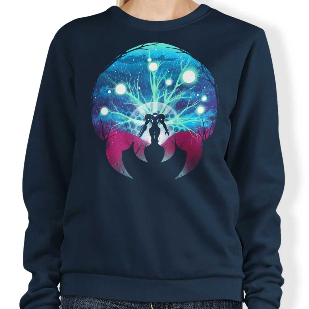 Eye - Catching Glowing Dread Design Sweatshirt