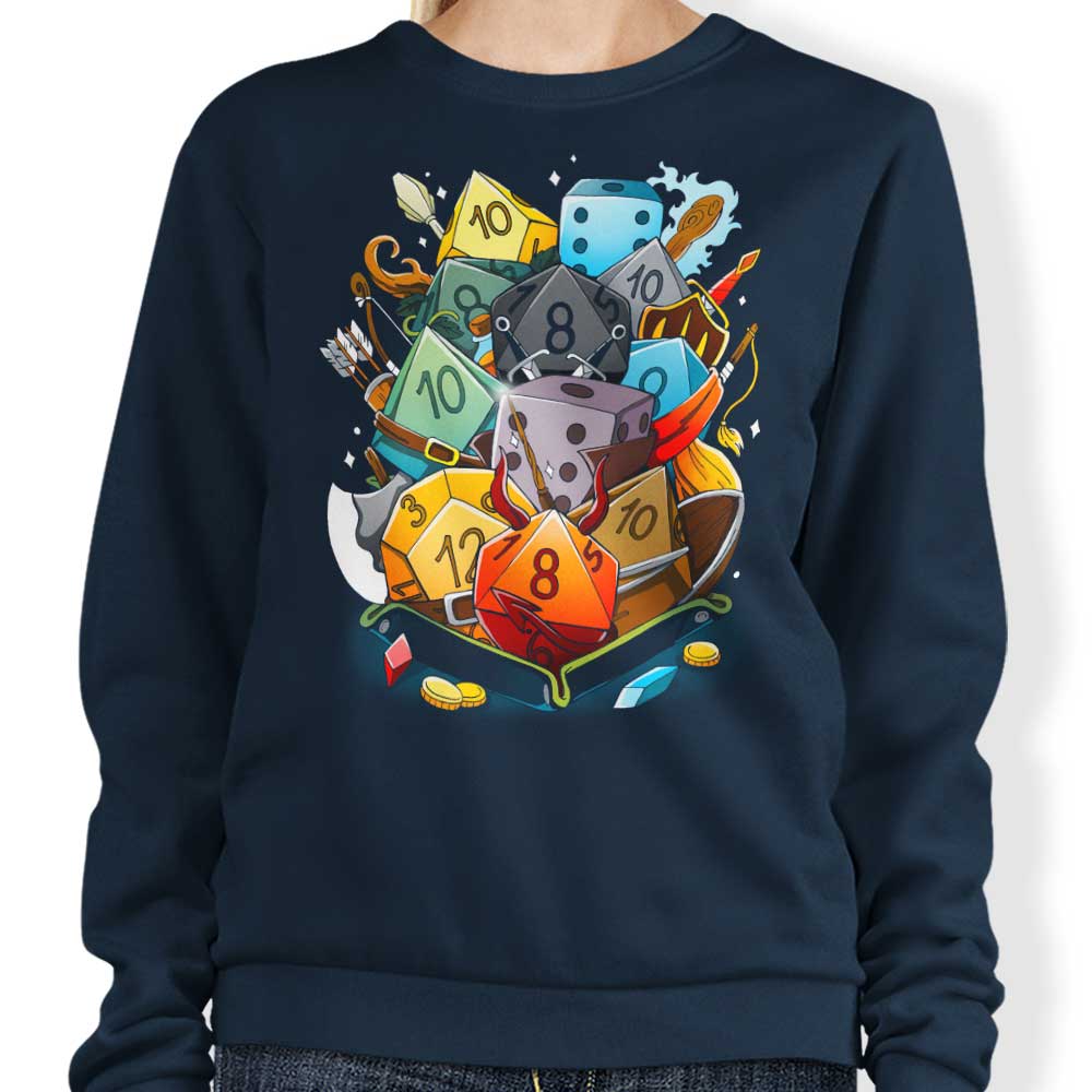 Comfortable Sweatshirt Dice Holder by Vallina84
