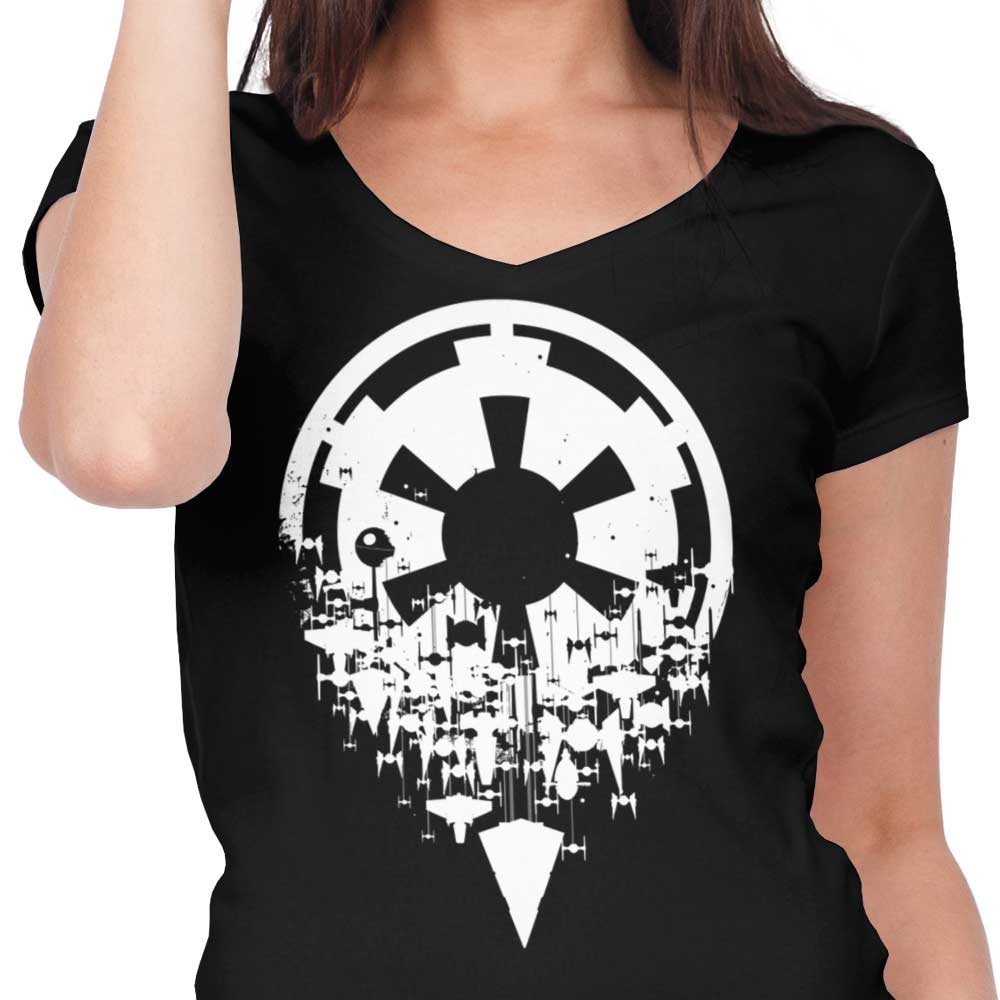 Women's V-Neck T-Shirt - Fractured Empire Collection