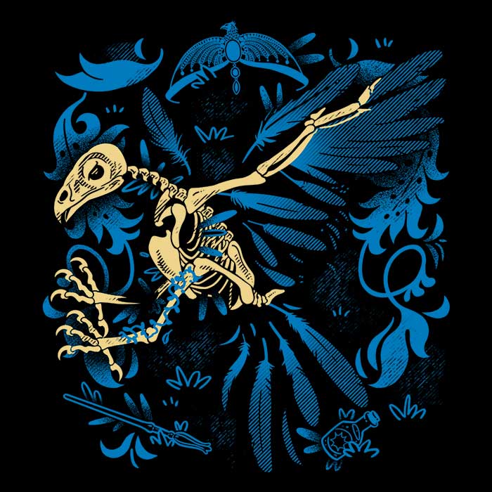 Fitas Artwork's Stylish Eagle Fossil Crewneck Sweatshirt in S - 4XL Sizes