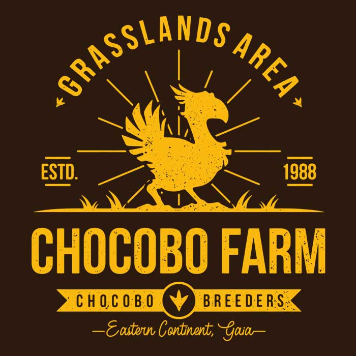 Chocobo Farm-themed Casual Sweatshirt by Alundrart Design