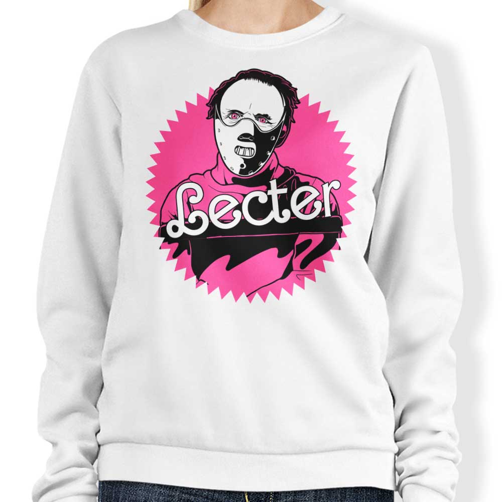 Malibu Cannibal Crewneck Sweatshirt by Astrobot Invention
