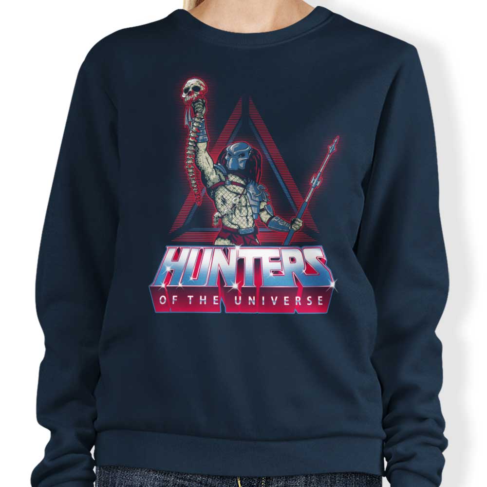 Universe Hunters Crewneck Sweatshirt for Fashion Enthusiasts
