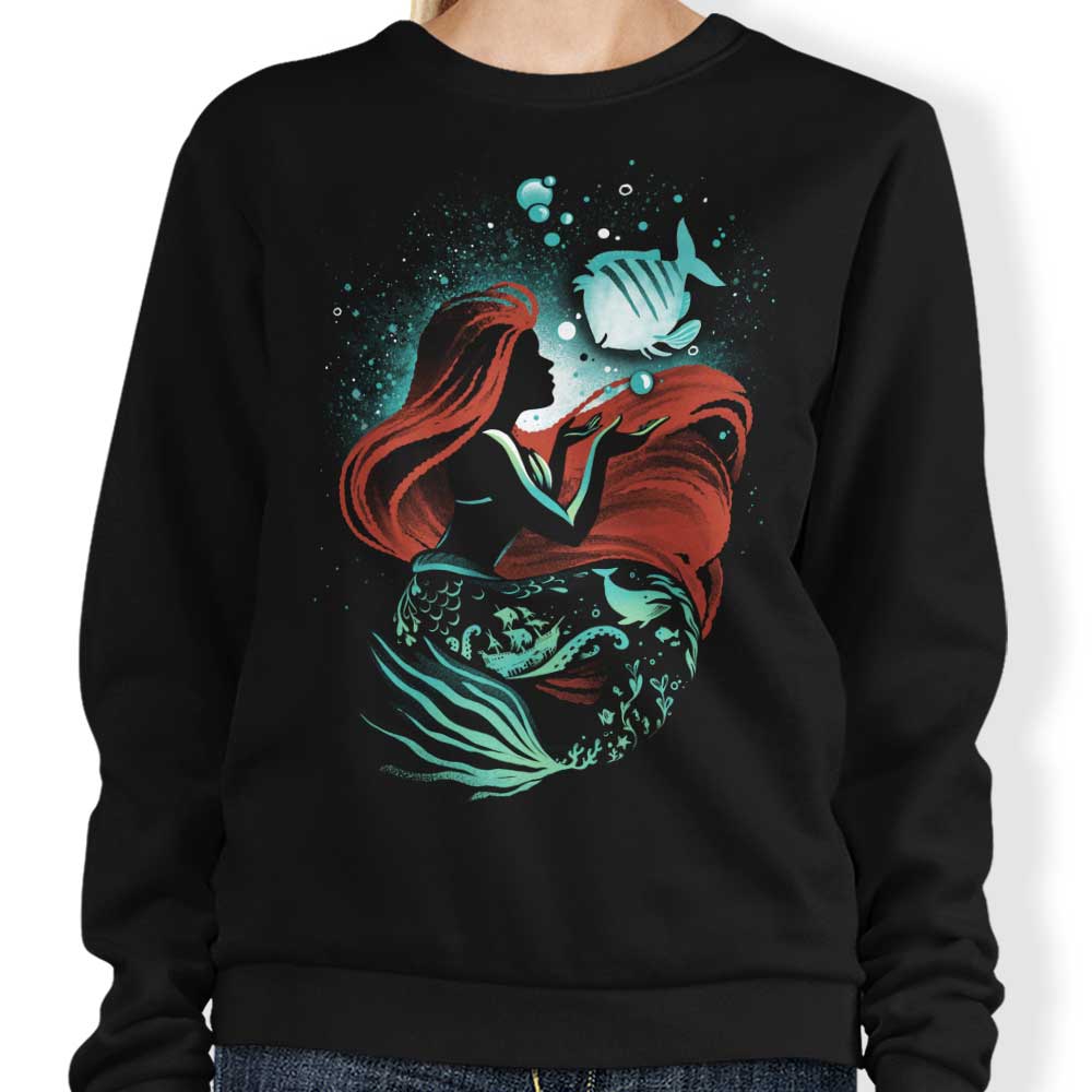 Alemaglia's Mermaid Song Crewneck Sweatshirt for All Sizes