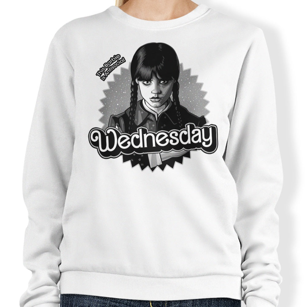 Comfortable Antisocial Doll Crewneck Sweatshirt in S - 4XL Sizes