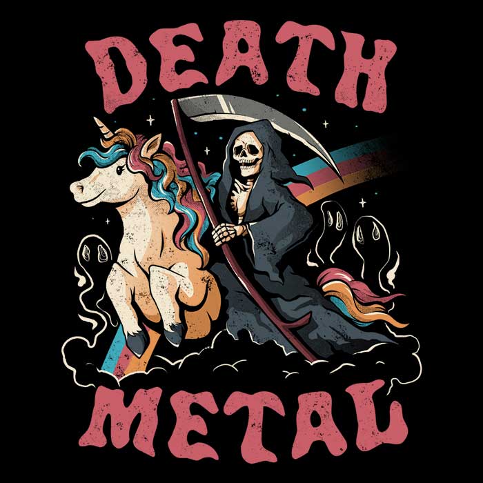 Stylish Death Metal Sweatshirt by Edu.ely