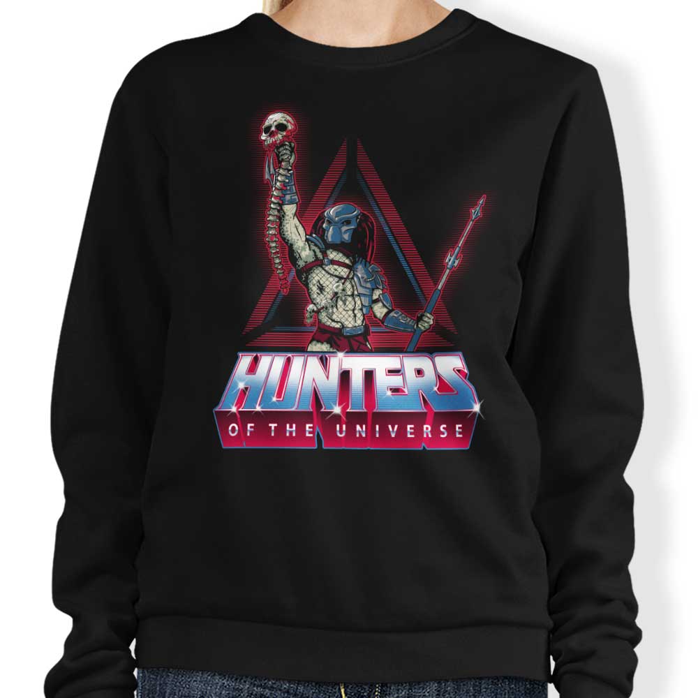 Universe Hunters Crewneck Sweatshirt for Fashion Enthusiasts