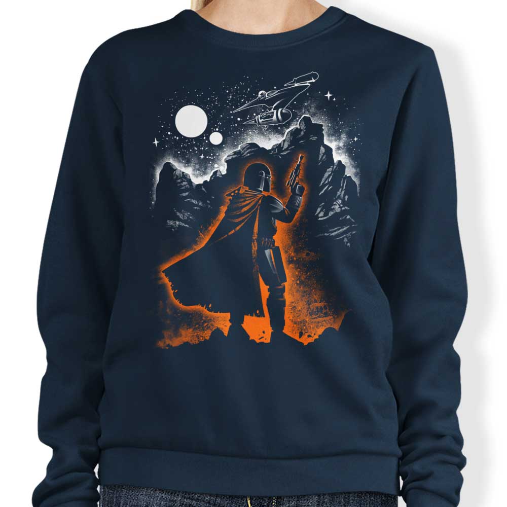Alemaglia's Comfortable Lone Hunter Crewneck Sweatshirt, S - 4XL