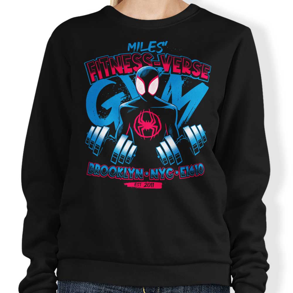Teesgeex Miles' Fitness Crewneck Sweatshirt - S to 4XL Sizes
