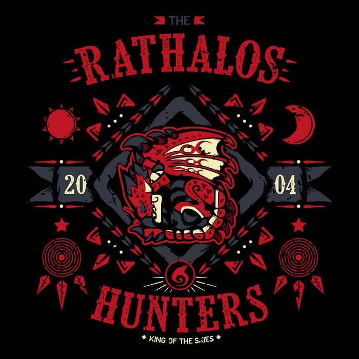 The Rathalos Hunters-themed Men's Sweatshirt for Casual Wear