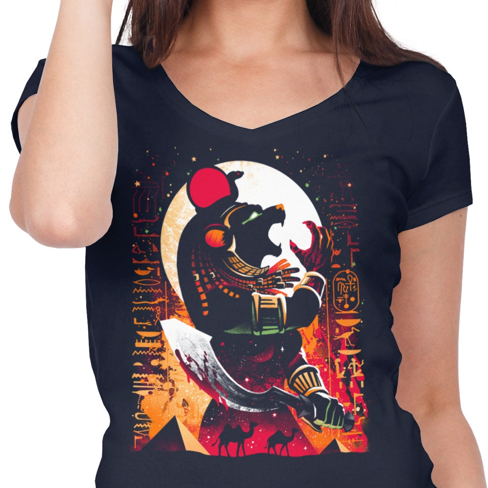 Alemaglia's War Goddess Women's Stylish V-Neck